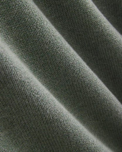 Relaxed V-Neck Sweater in Everyday Cotton | Heathered Lilypad
