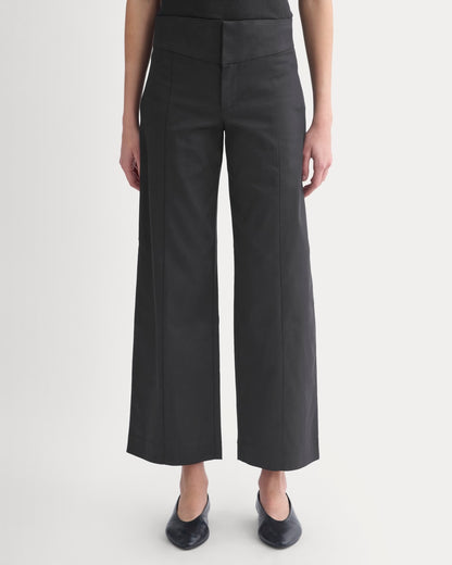 Tailored Drape Seam Pant | Black