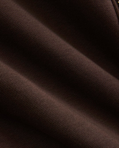 Luxe Fleece Track Jacket | Dark Chocolate
