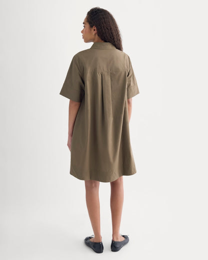 Popover Mini Shirtrdress in Ultrasoft Cotton | Beech