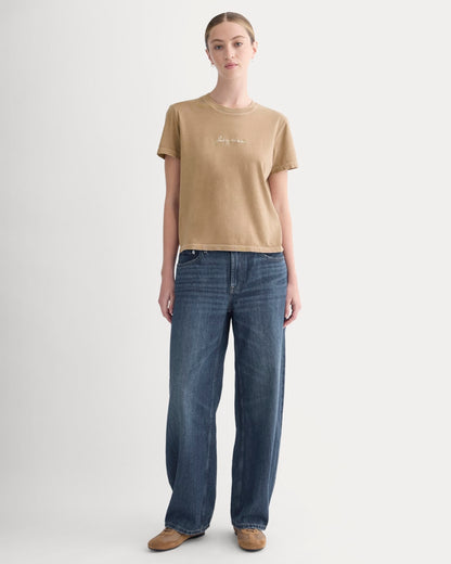 Everlane x The Laufey Foundation Box-Cut Tee | Weathered Clay