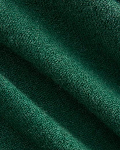 Cashmere Cropped Cardigan | Hunter Green