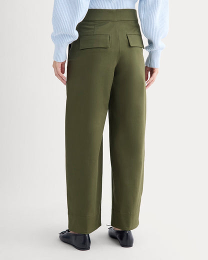 Seamed Balloon Pant | Olive Night