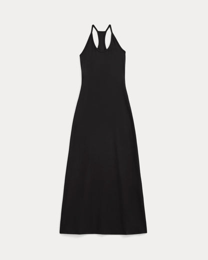 Racerback Maxi Knit Dress | Black