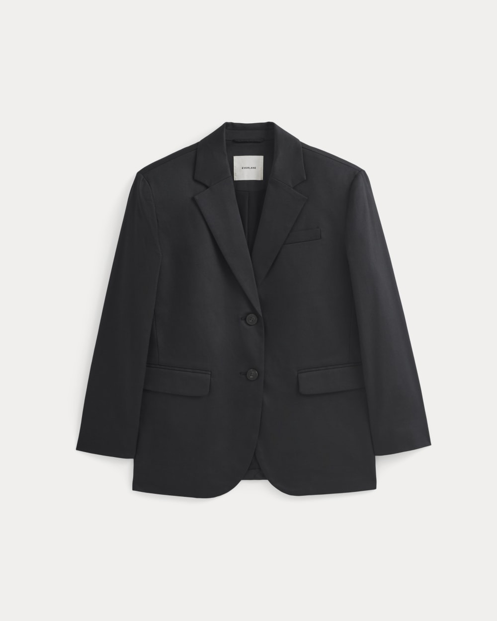 Tailored Drape Blazer | Black
