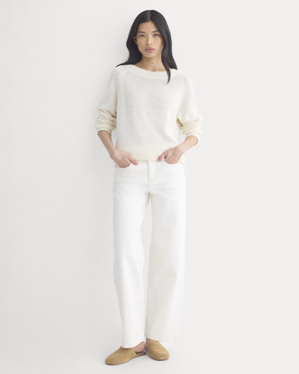 Glove Mule Slipper | Sand Suede