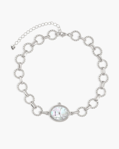 Golden Hour Choker in Silver