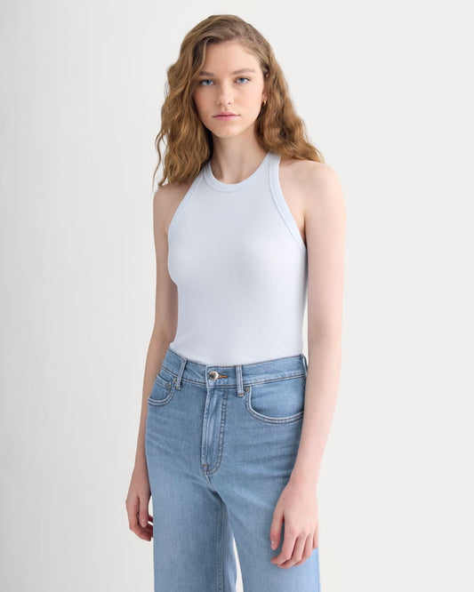 Luxe Rib Racerback Tank | Skywriting