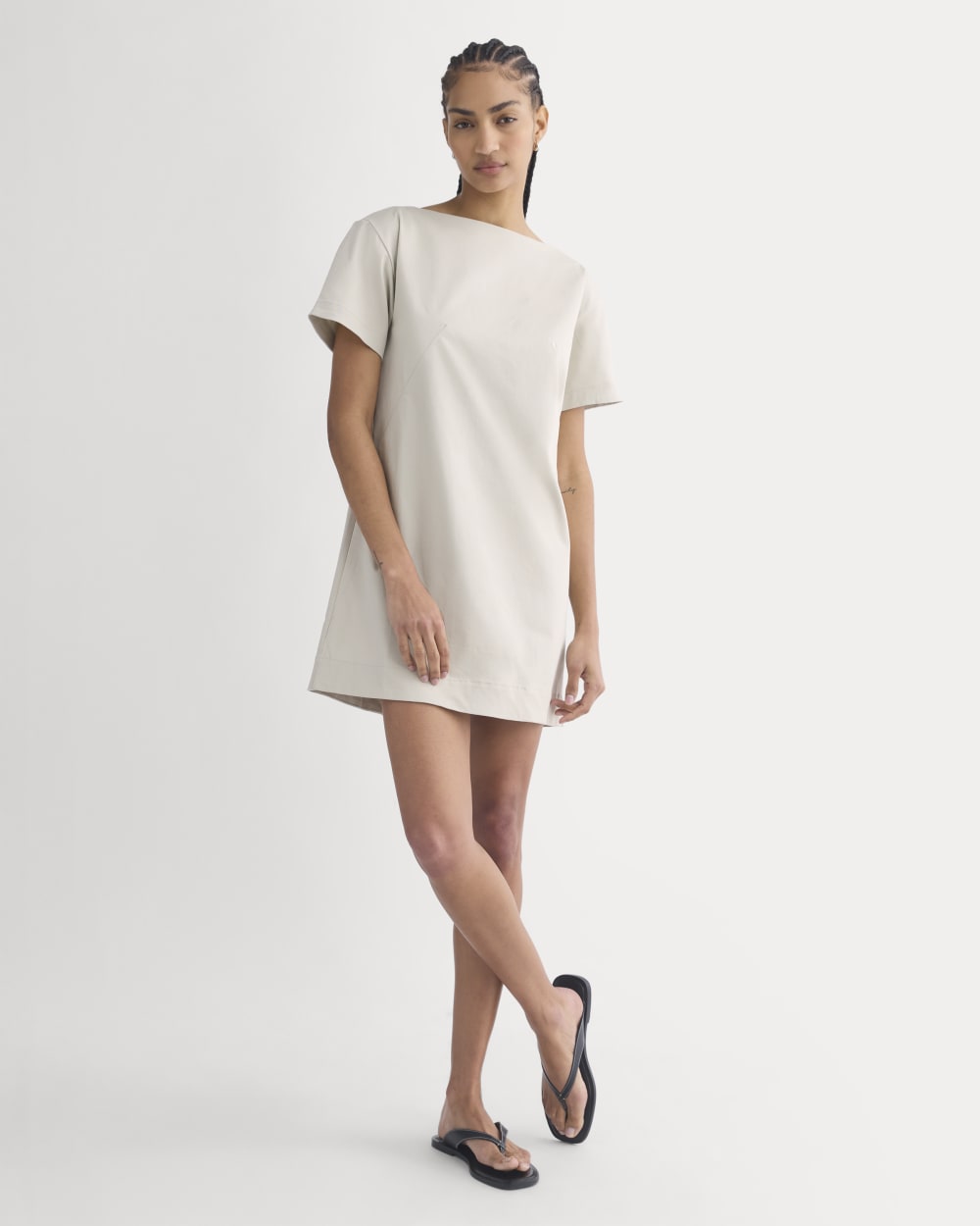 Boatneck Mini Dress | Peyote
