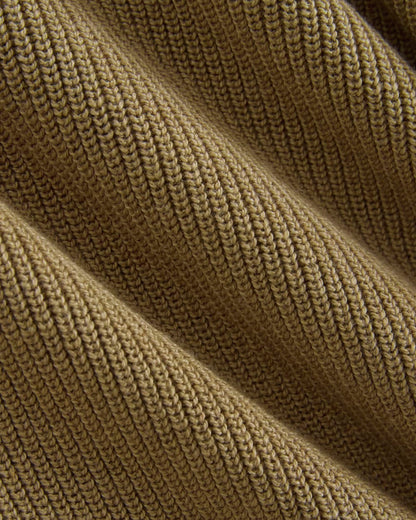 The Boatneck Top in Everyday Cotton | Dark Heathered Camel