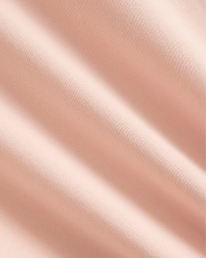 The Box-Cut Tee in Essential Cotton | Pale Peach | No Pocket