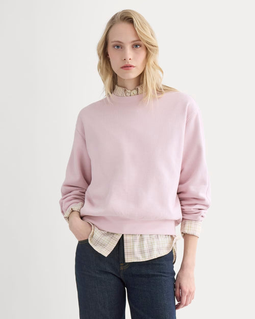 Lightweight Terry Blouson Crew | Burnished Lilac