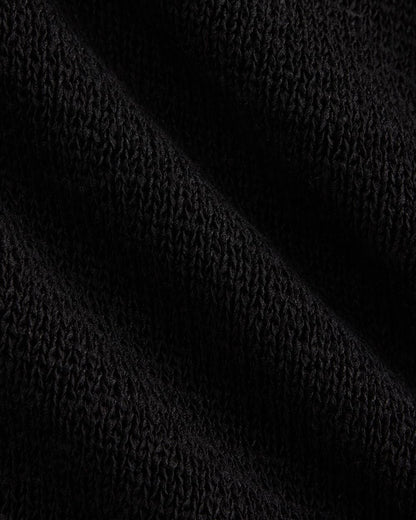 Racerback V-Neck Sweater | Black