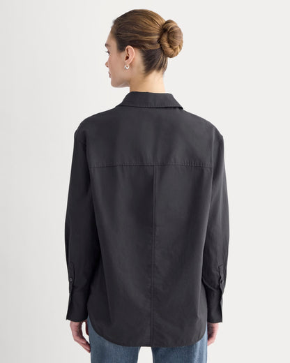 Everyday Shirt in Silky Cotton | Black