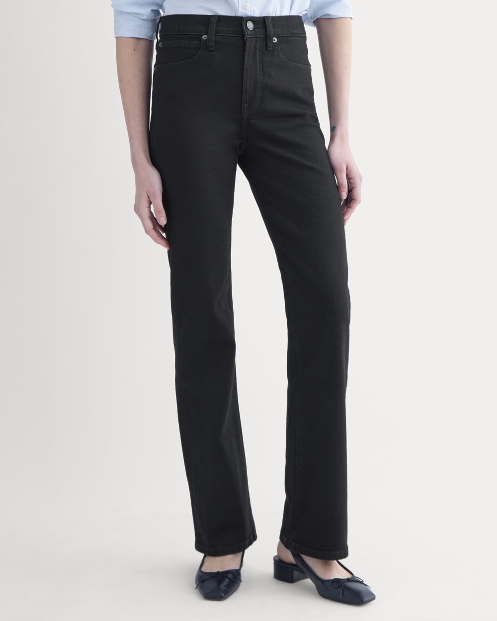 High-Rise Slim Bootcut Jean | Black