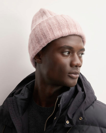 The Alpaca Beanie | Blush Pink