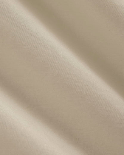 Oversized Shirt in Cotton-Silk Organza | Parchment