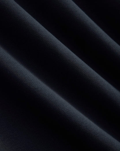 Cropped Luxe Fleece Hoodie | Navy