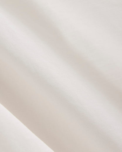Balloon Sleeve Top in Cotton Silk | Bone