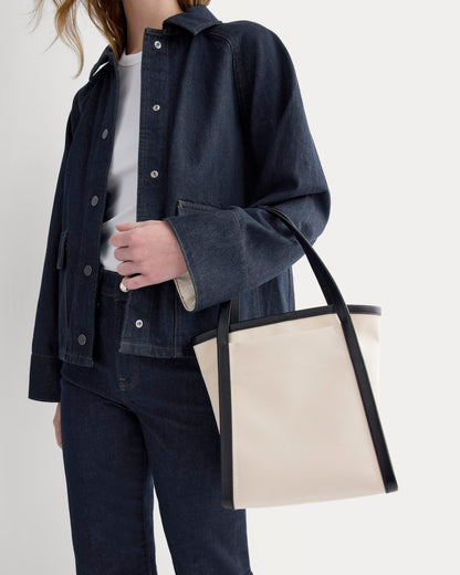 Canvas Mini Lug Tote | Birch