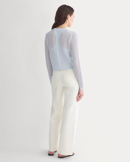 Lace-Knit Cardigan | Skywriting