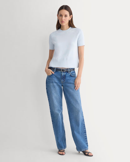 Short-Sleeve Crew in Everyday Cotton | Skywriting