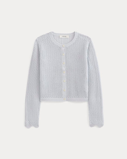 Lace-Knit Cardigan | Skywriting