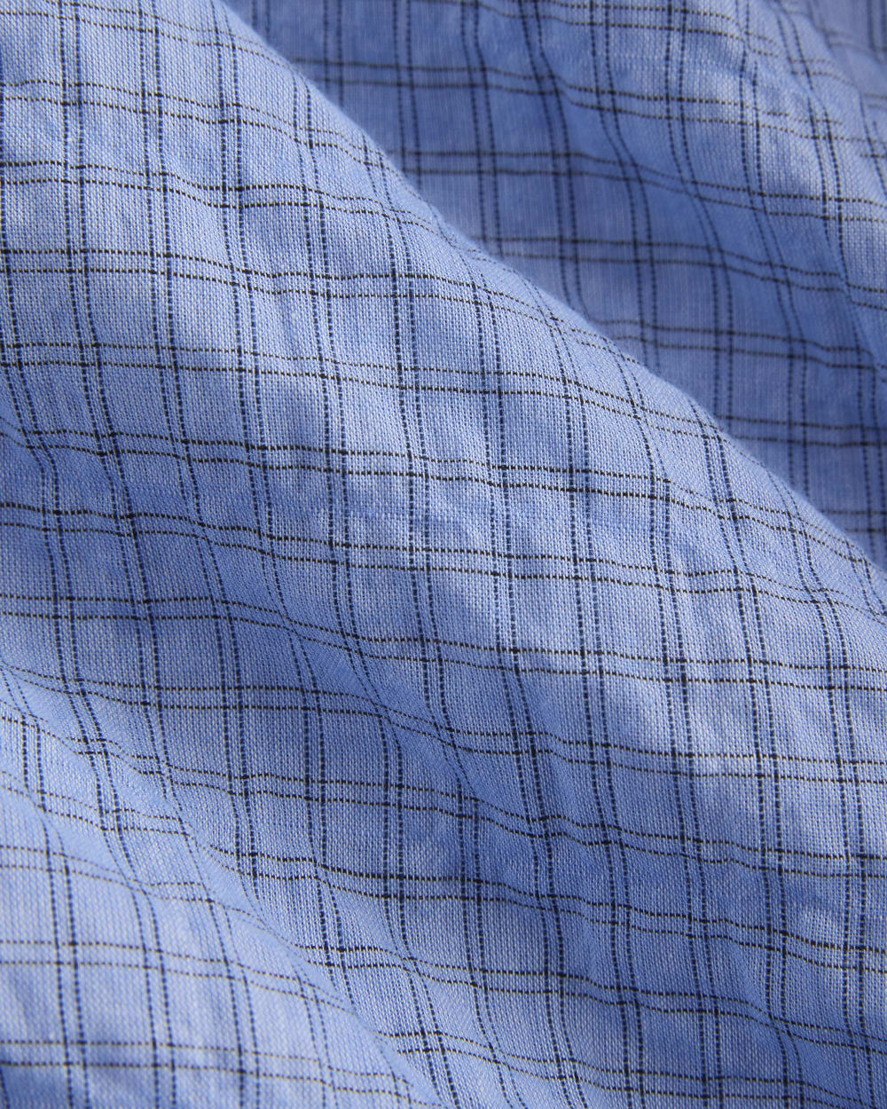 Textured Voile Resort Shirt | Open Air Plaid