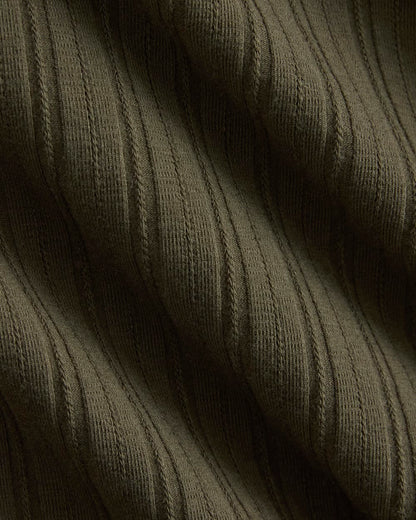 Racerback Tank in Pointelle | Olive Night