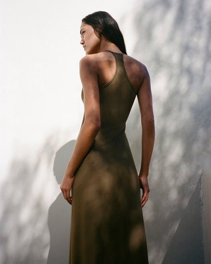 Racerback Maxi Knit Dress | Beech