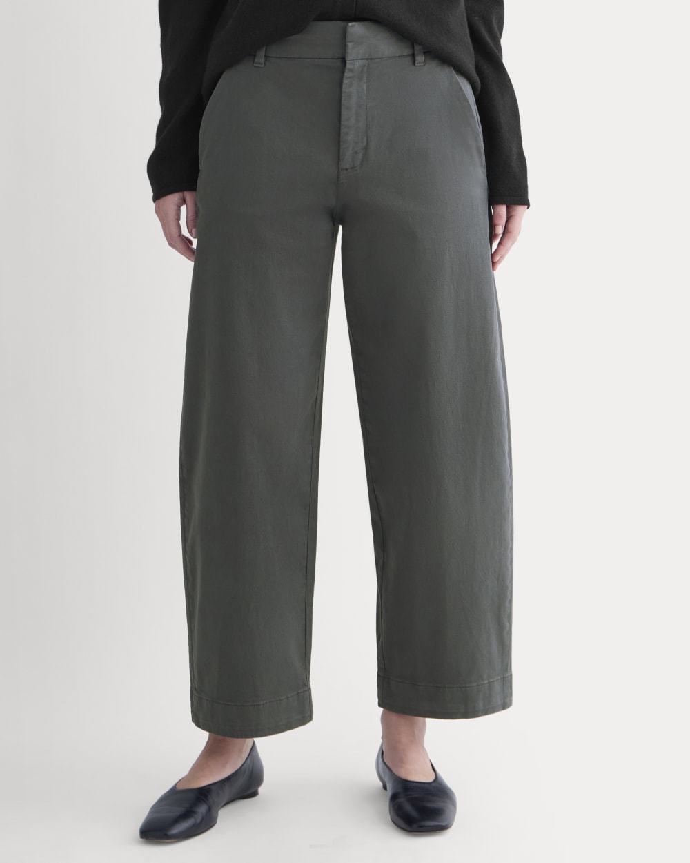 Cotton Twill Chino | Slate Grey