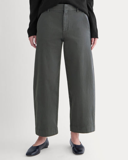 Cotton Twill Chino | Slate Grey