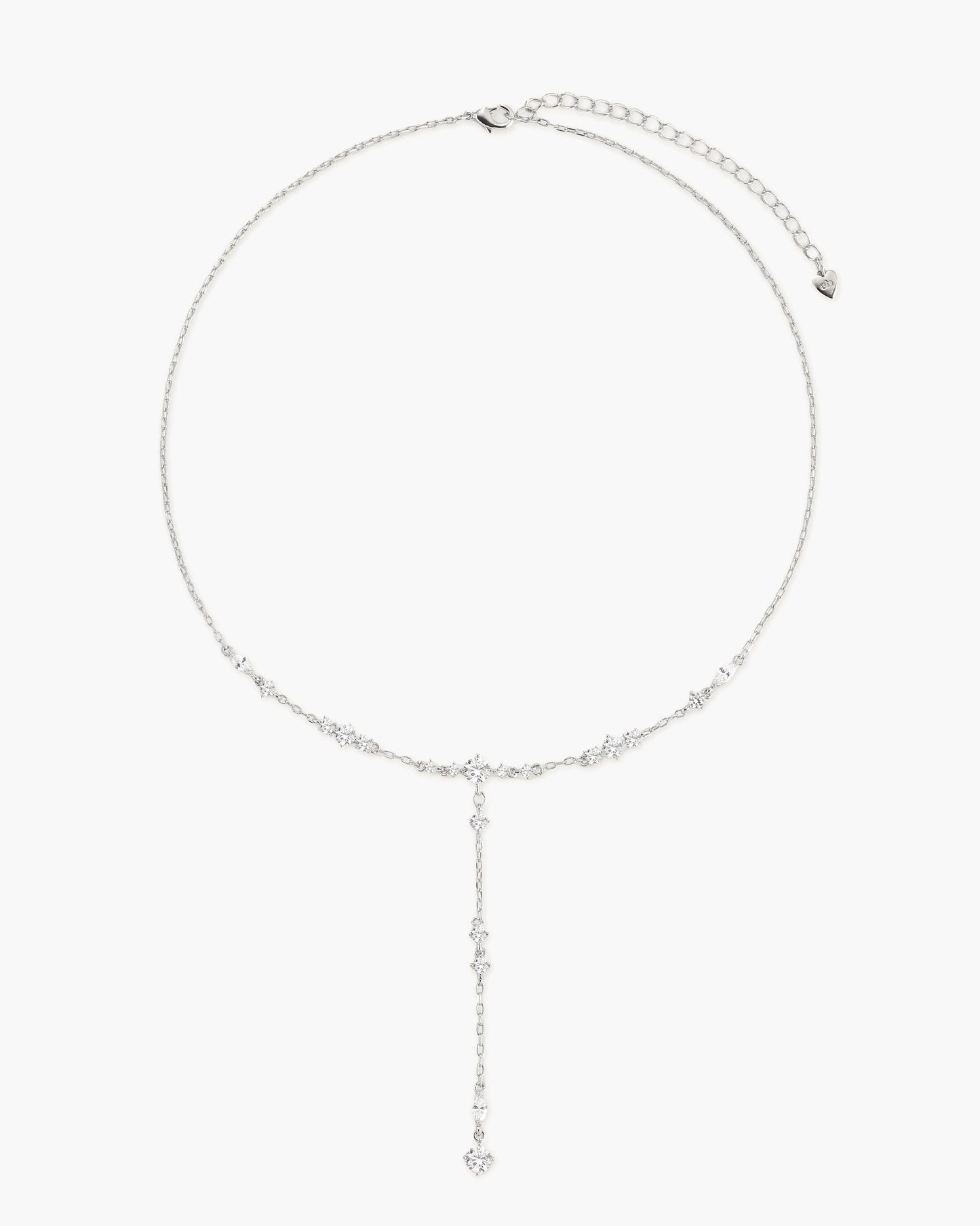 Adriana Necklace in Silver