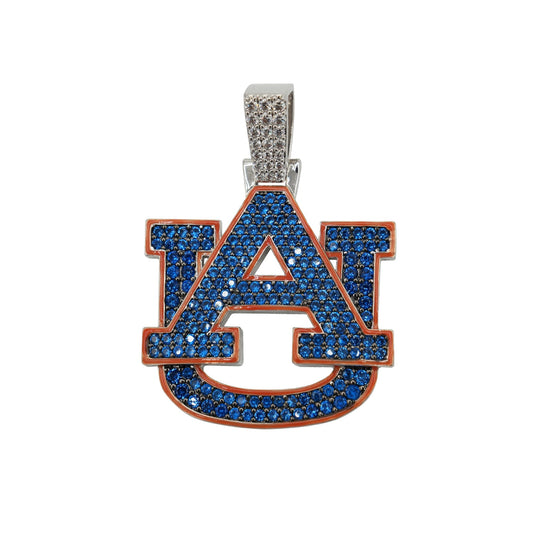 Auburn Logo in White Gold