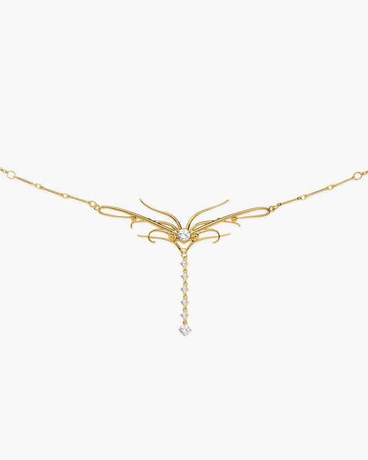 Dripping Waist Chain in Gold
