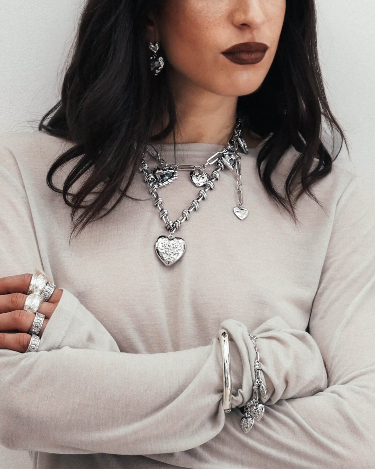 Secret Keeps Openable Heart Necklace in Silver