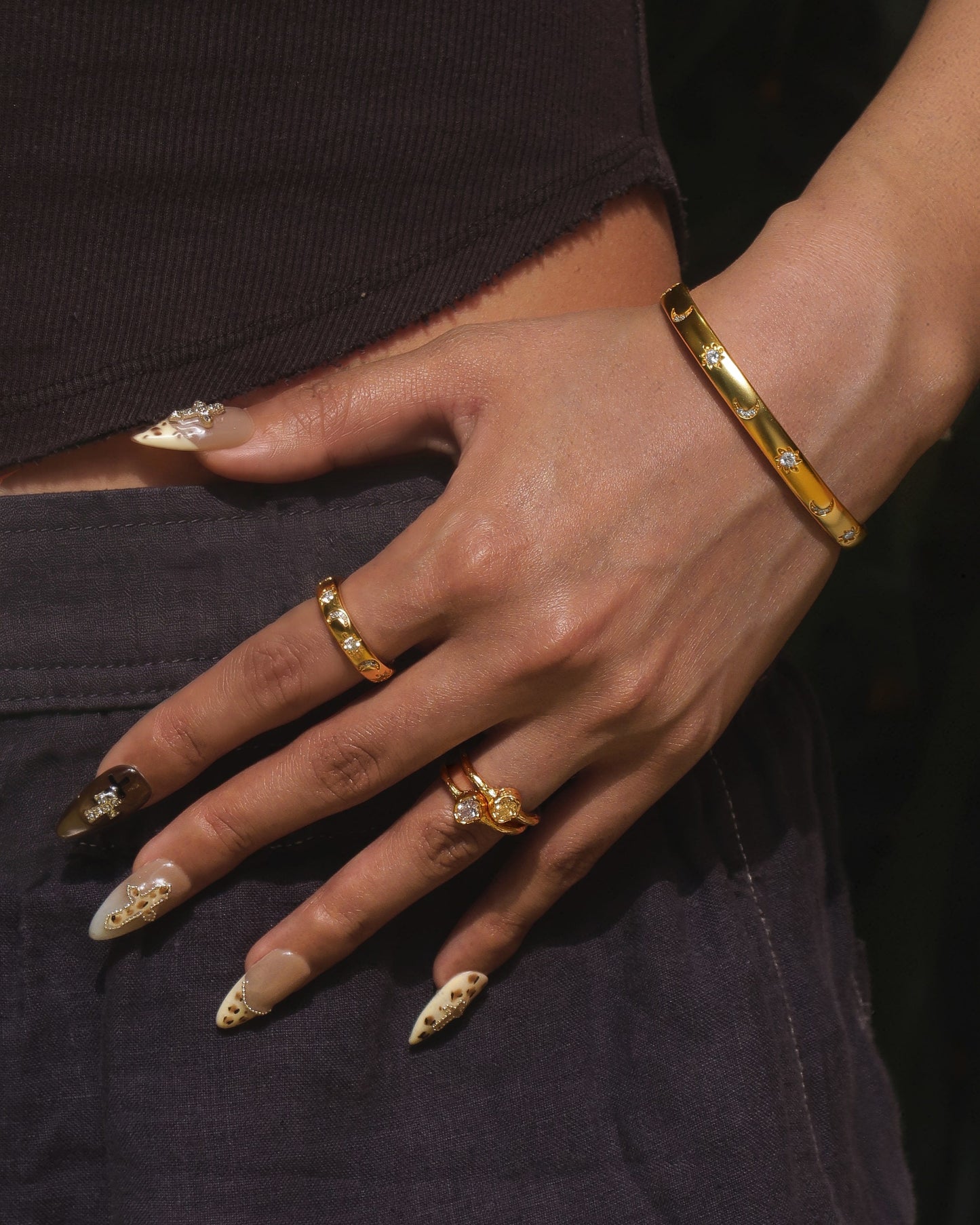 Birthstone Ring in Gold - November