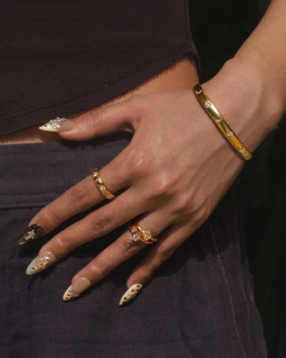 Birthstone Ring in Gold - November