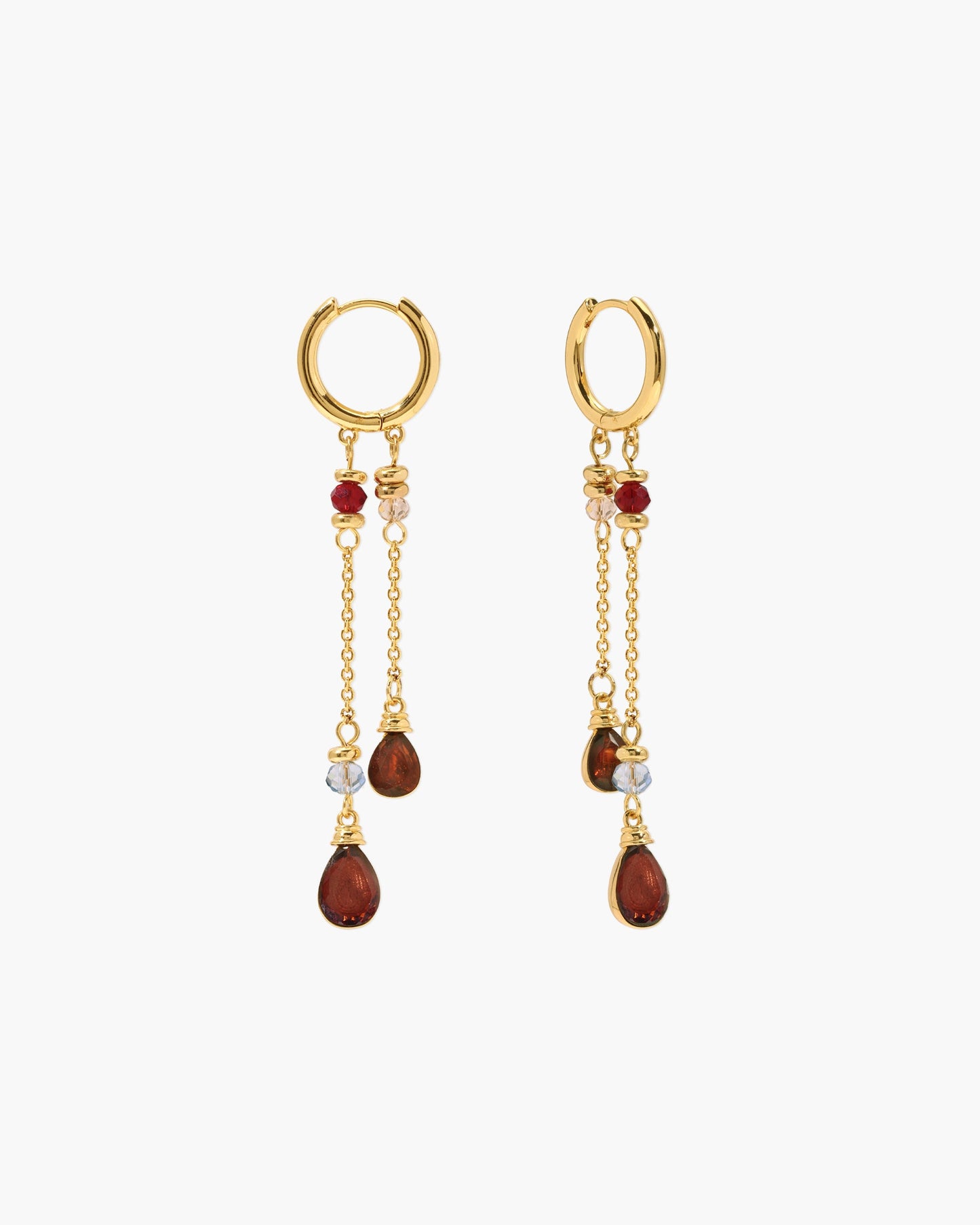 Silent Drop Earrings in Silver