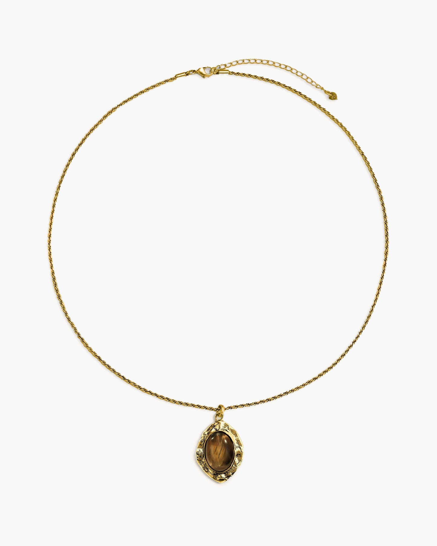 Gold Tiger's Eye Savannah Long Necklace