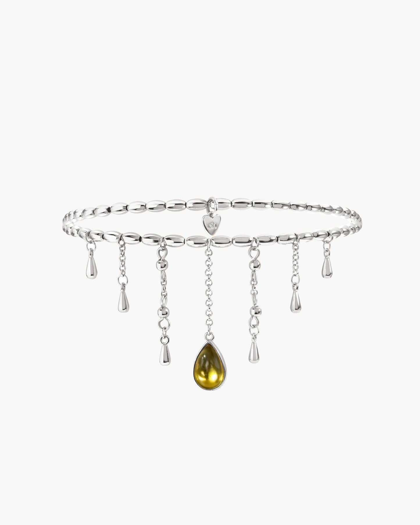 Waterdrop Arm Chain in Silver