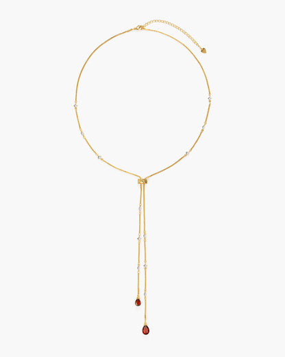 Inès Slider Lariat Necklace