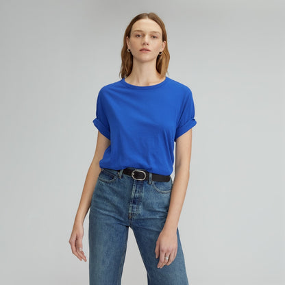 The Air Tee | Mazarine Blue