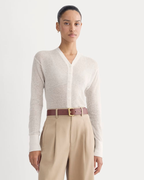 The Air Alpaca ™ High V Cardigan | Birch