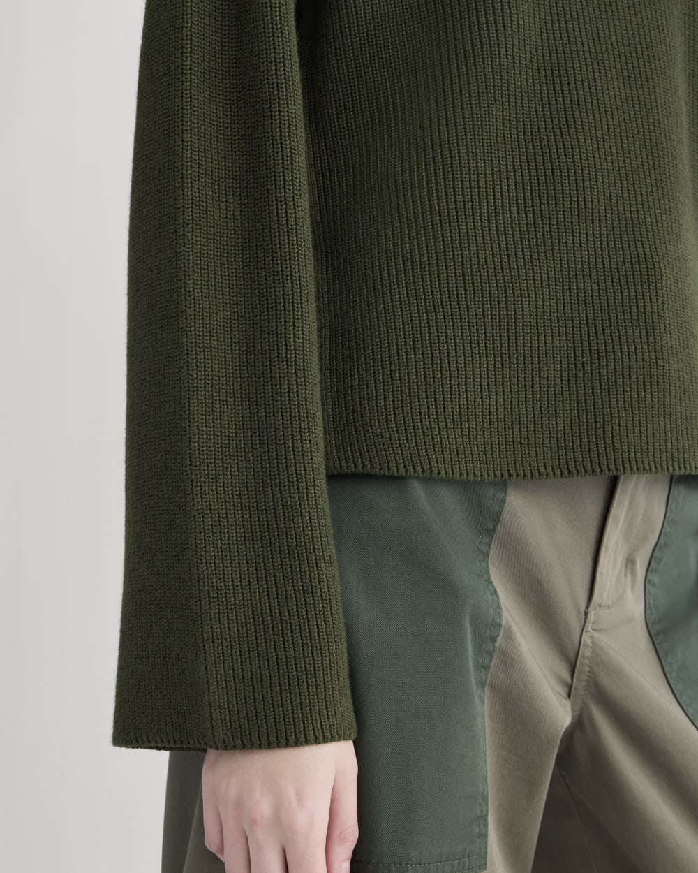 The Boatneck Top in Everyday Cotton | Dark Green