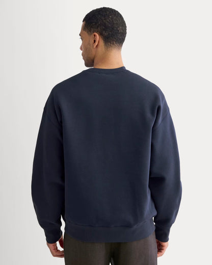 Luxe Fleece Crew Pullover | Navy