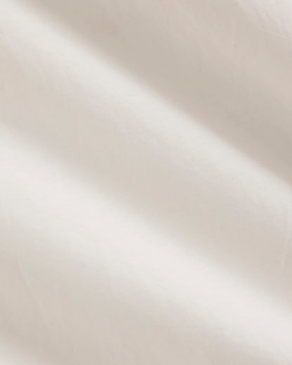 Scalloped-Collar Square Shirt | Bone
