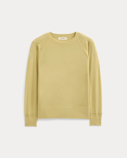 Raglan Sweater in Ultrasoft Merino | Double Cream