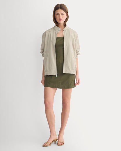 Seamed Mini Dress | Olive Night