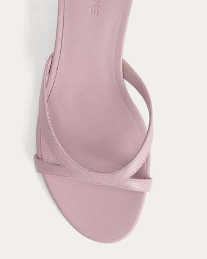 Sculpted Heel Sandal | Pale Mauve
